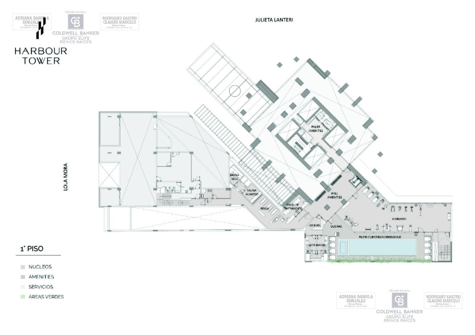 4-ROOM APARTMENT FOR SALE IN HARBOUR TOWER, PUERTO MADERO