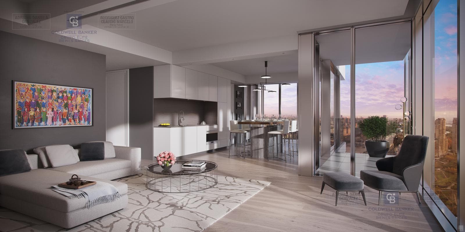 4-ROOM APARTMENT FOR SALE IN HARBOUR TOWER, PUERTO MADERO