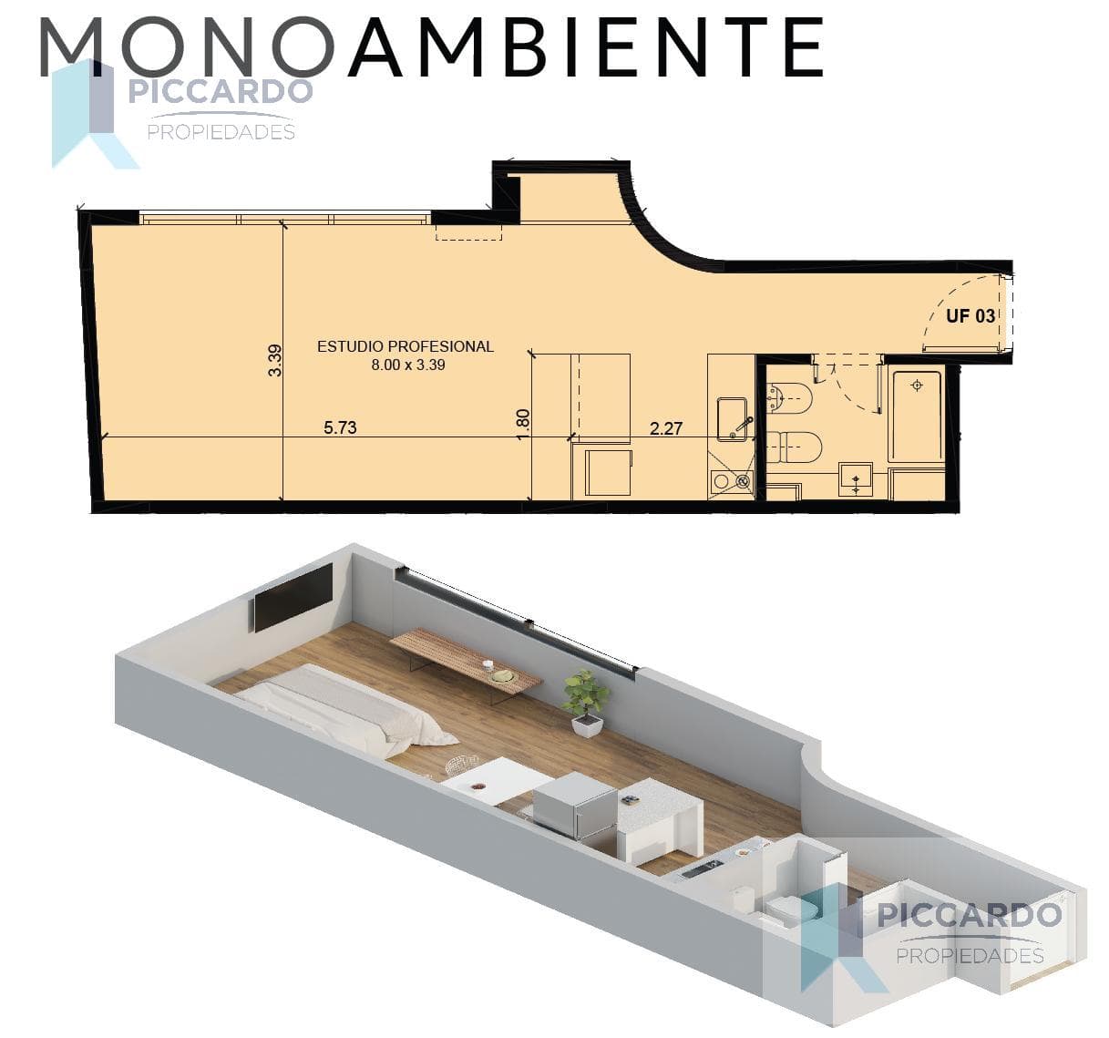 Studio Apartment in Belgrano