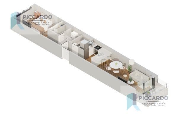 2-Room Apartments in Belgrano