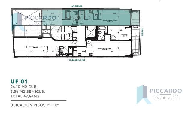 2-Room Apartments in Belgrano