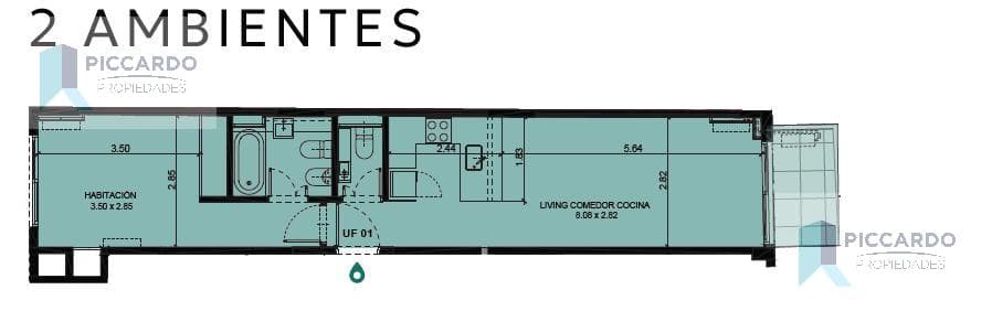 2-Room Apartments in Belgrano
