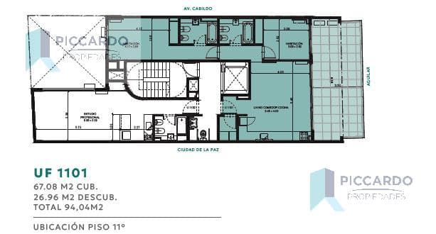 3-Room Apartments in Belgrano