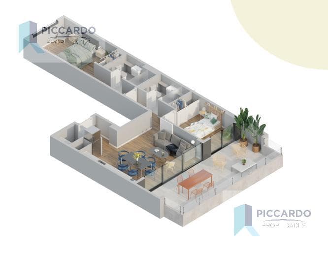 3-Room Apartments in Belgrano