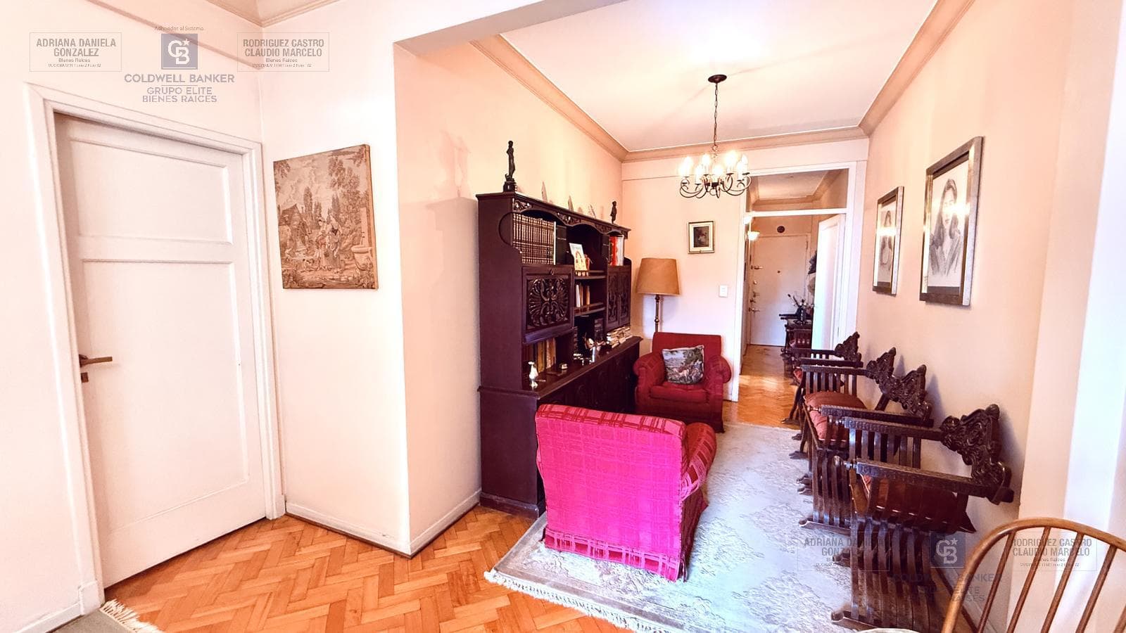 4-room apartment for sale, half-floor, with separate room and front balcony in Palermo