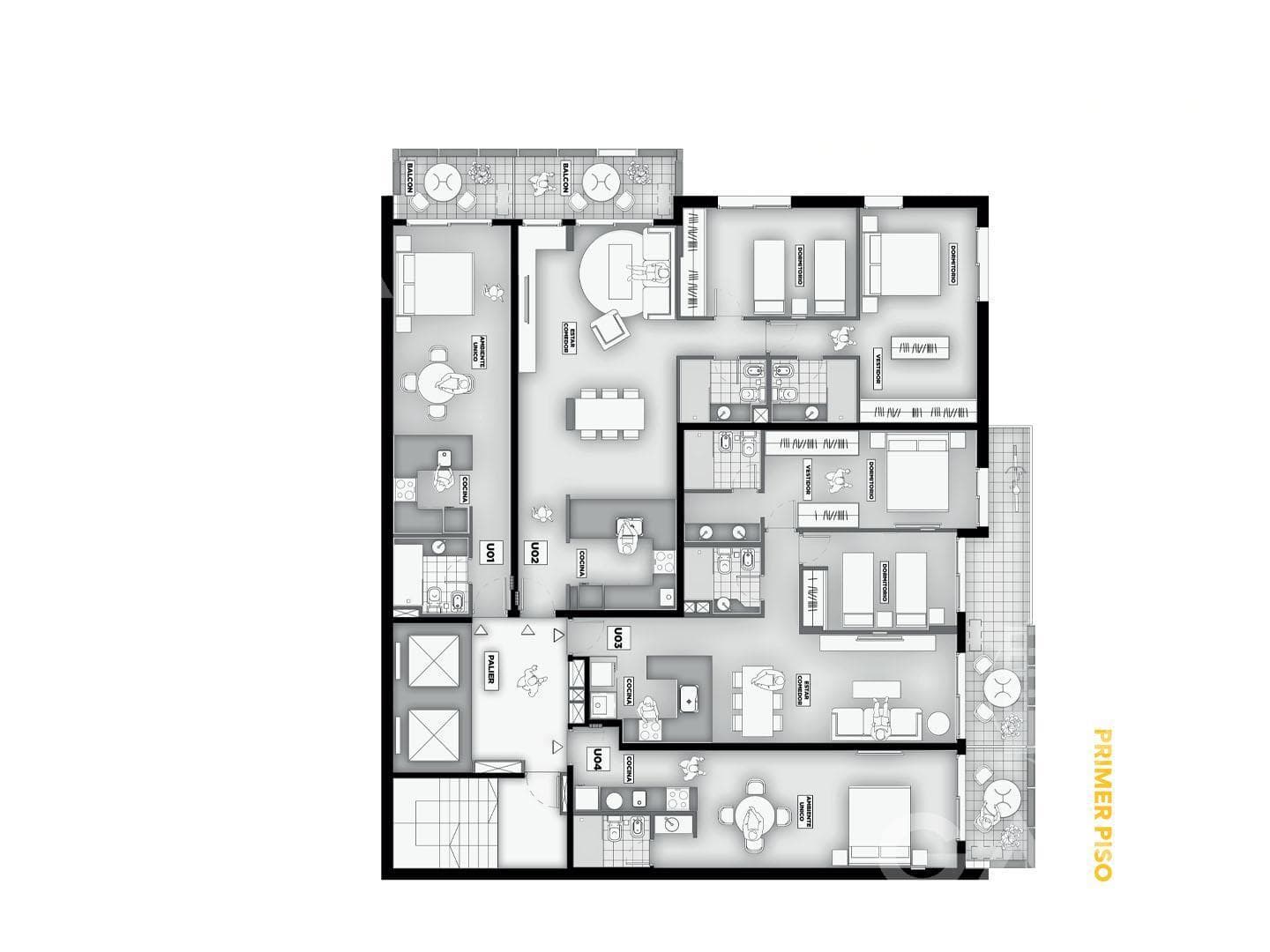 Premium 2-Bedroom Apartment for Sale with Balcony and Amenities at 1409 Dorrego