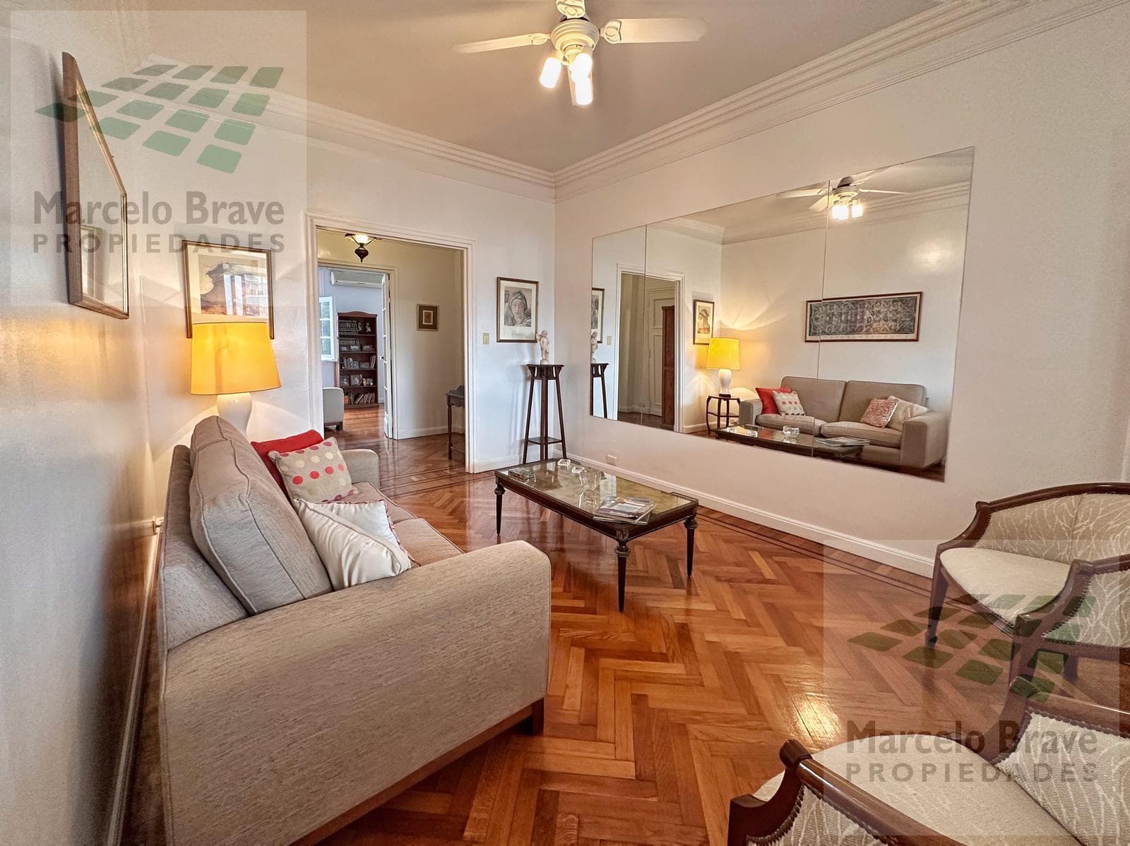 Furnished 5-room short-term rental, 300 Gascón Street, Almagro.