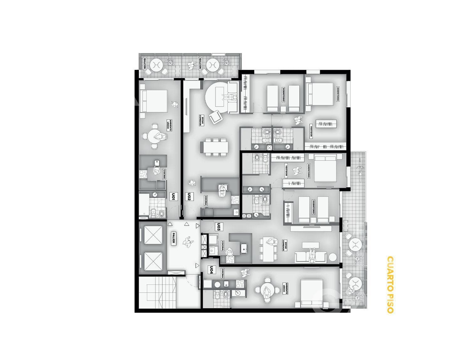 Premium 2-Bedroom Apartment for Sale with Balcony and Amenities at 1409 Dorrego