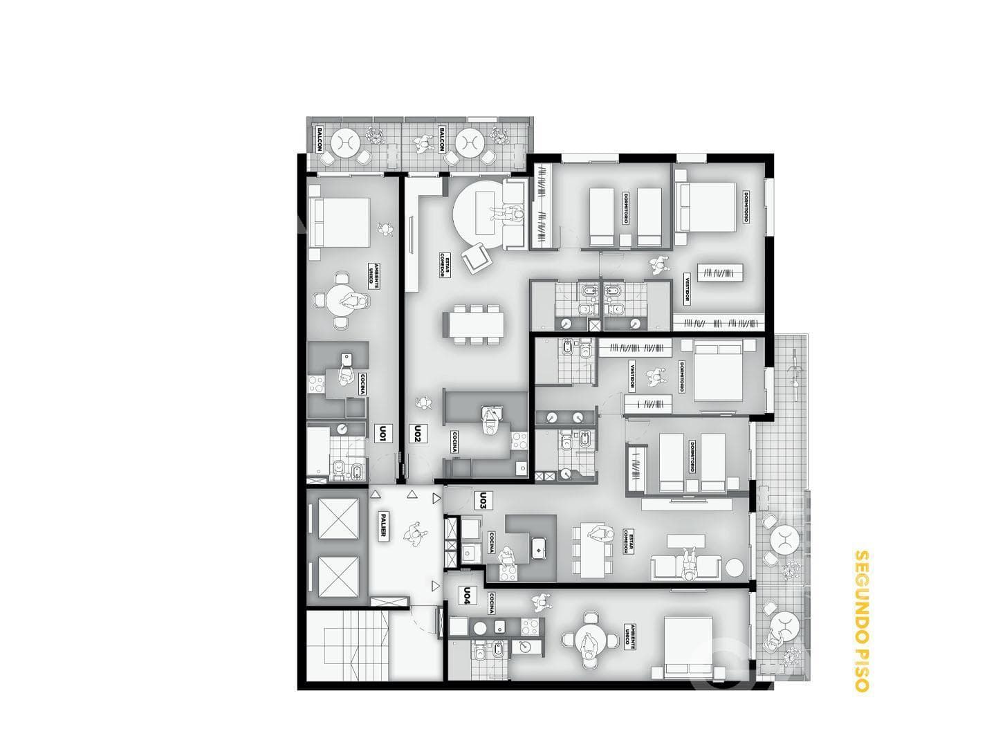 Premium Studio Apartment for Sale with Balcony and Amenities at 1409 Dorrego Street
