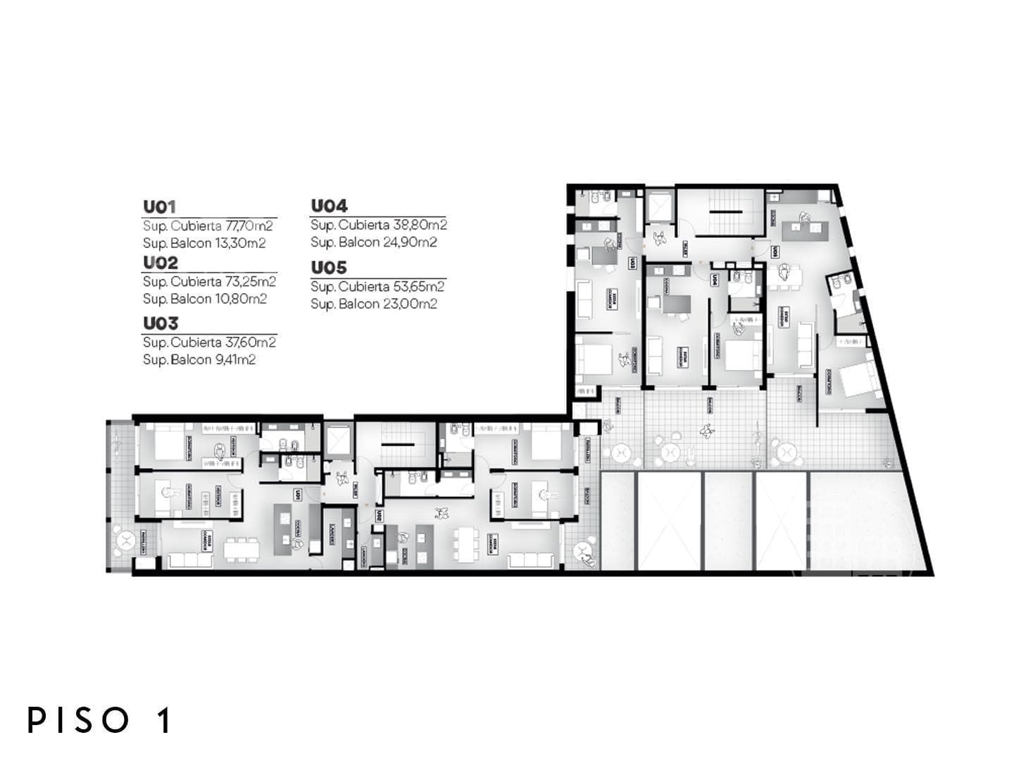 Premium 2-Bedroom Apartment for Sale with Balcony and Amenities at 2000 San Juan Street