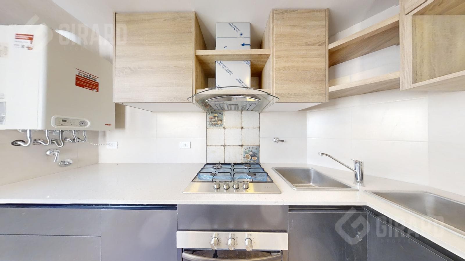 Brand-new 3-room apartment for sale in the Guemes neighborhood. 360° tour