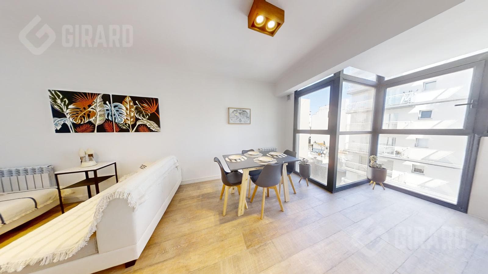 Brand-new 3-room apartment for sale in the Guemes neighborhood. 360° tour