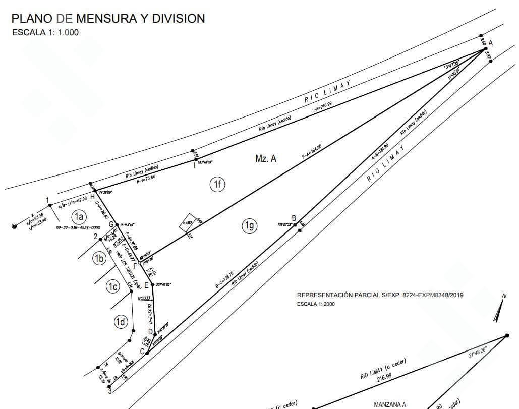 LARGE LOT with access to the Limay River - 8,091 m² - PISCICULTURA Neighborhood, PLOTTIER, NEUQUÉN.