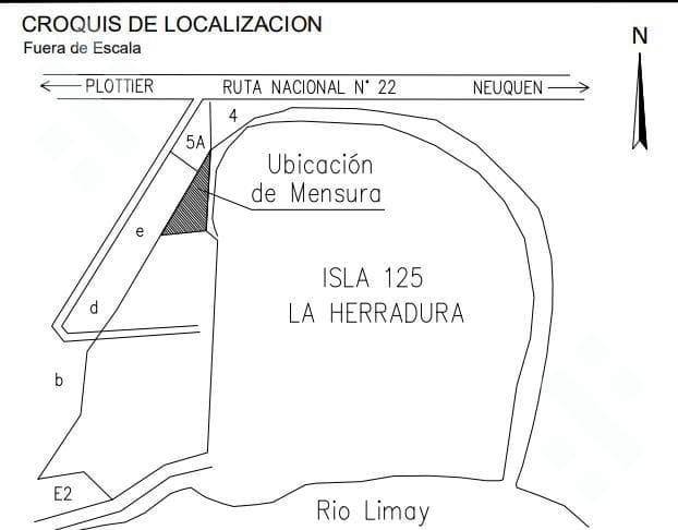 LARGE LOT with access to the Limay River - 8,091 m² - PISCICULTURA Neighborhood, PLOTTIER, NEUQUÉN.