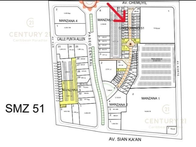 Land for Sale at Cruz de Servicios on Chemuyil Avenue
