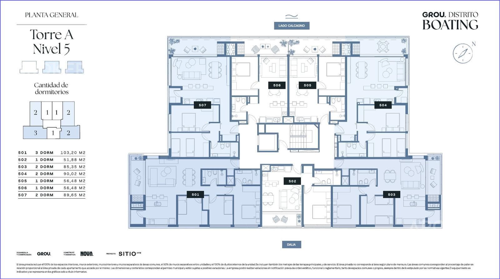 Two-bedroom apartment for sale in Carrasco Este - 507B