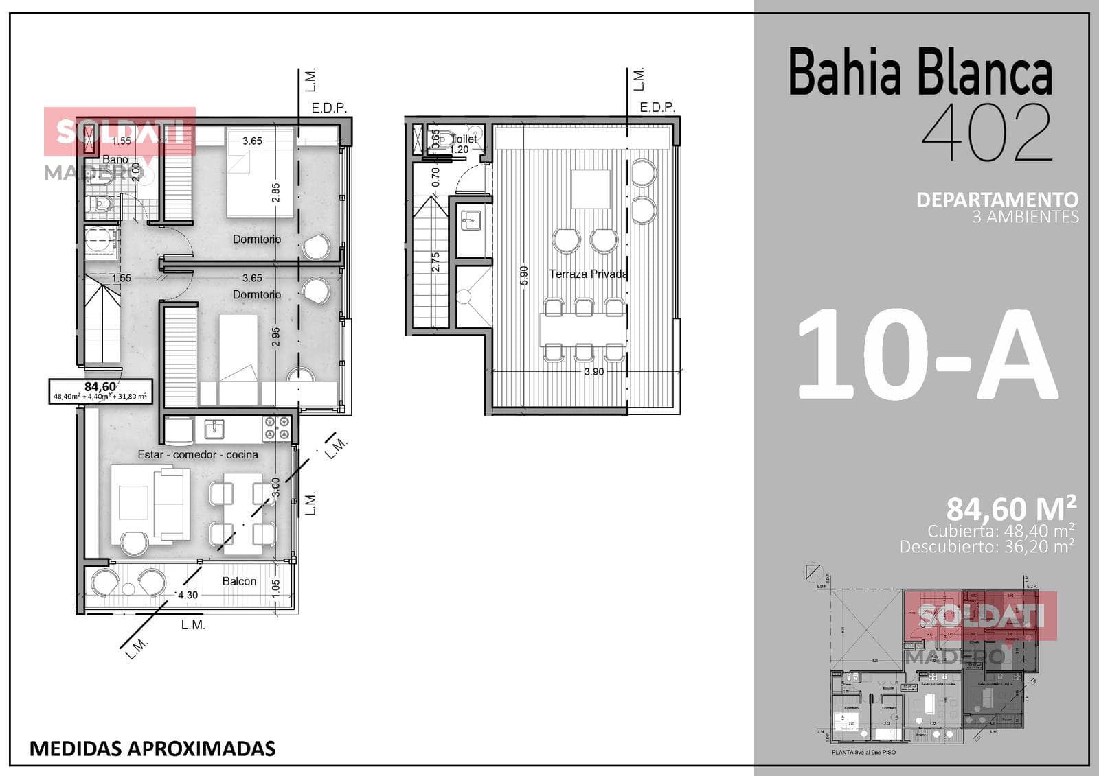 3-room apartment for sale in Wilde with financing available