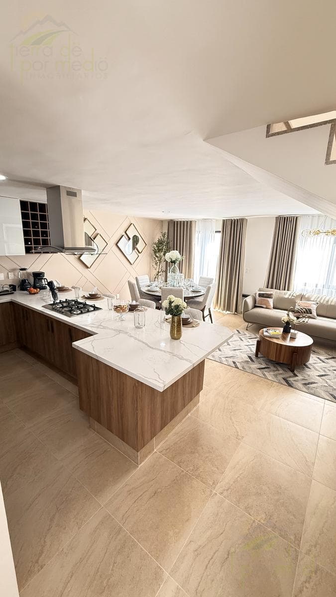 House with a Large Kitchen in Zakia, Querétaro, Featuring a VIP Movie Theater