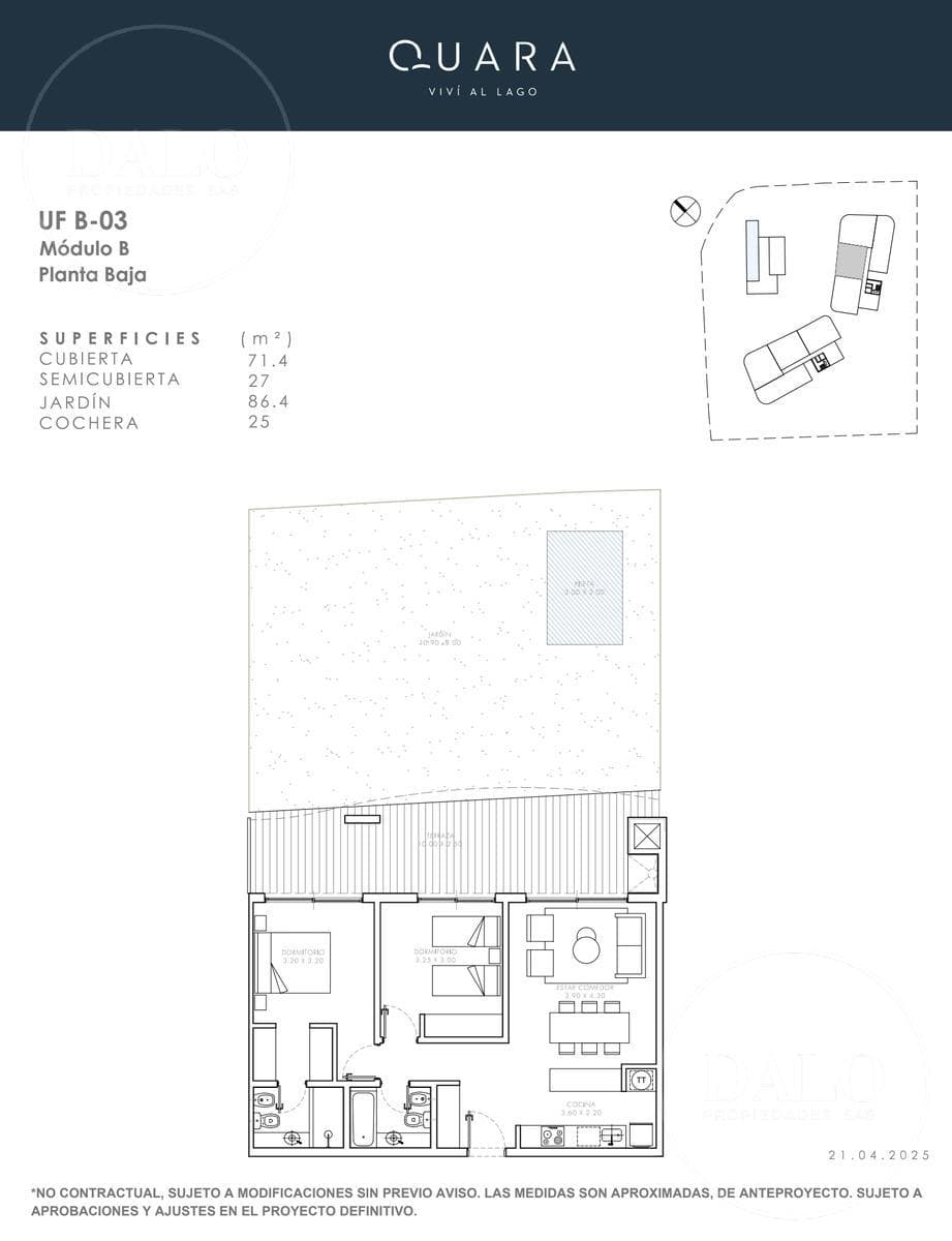 3-Room Ground-Floor Apartment with Garden and Pool for Sale in Pozo, Quara, Nordelta