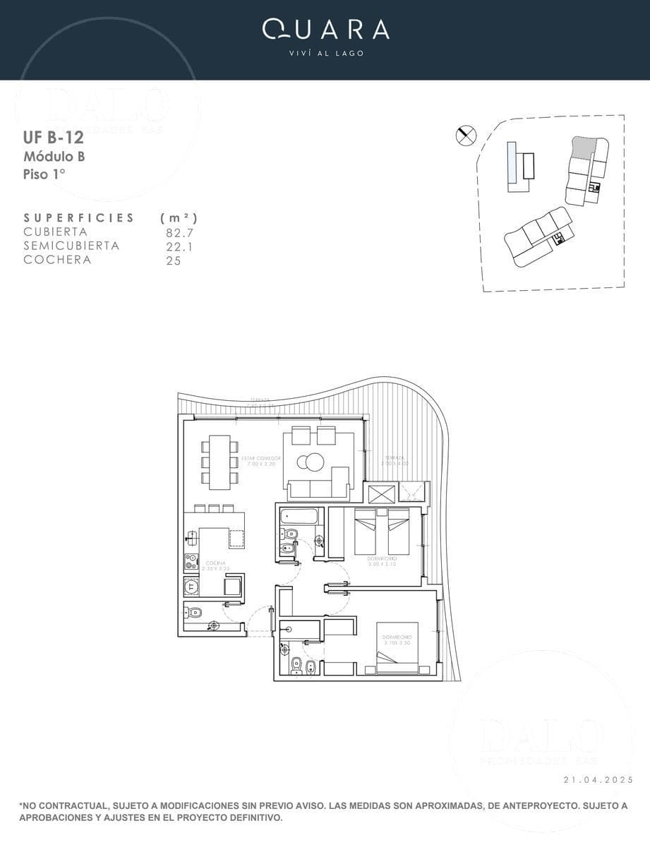 3-Room Apartment for Sale in Pozo, Quara, Nordelta