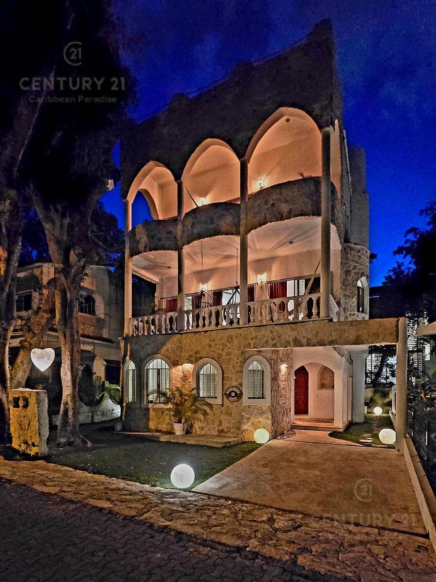 Castillo de Amor, Casa amplia de 2 habitaciones con estilo único a solo 200 m de la Playa en Playacar fase 1 P4491