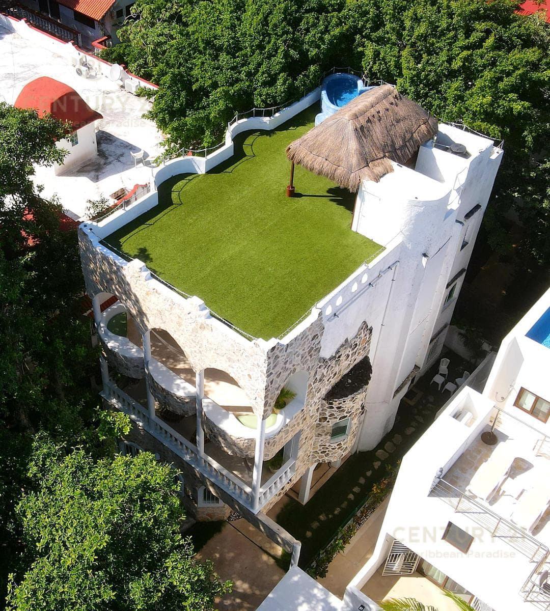 Castillo de Amor, Casa amplia de 2 habitaciones con estilo único a solo 200 m de la Playa en Playacar fase 1 P4491