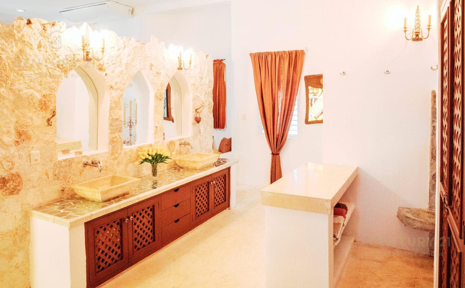 Castillo de Amor, Casa amplia de 2 habitaciones con estilo único a solo 200 m de la Playa en Playacar fase 1 P4491