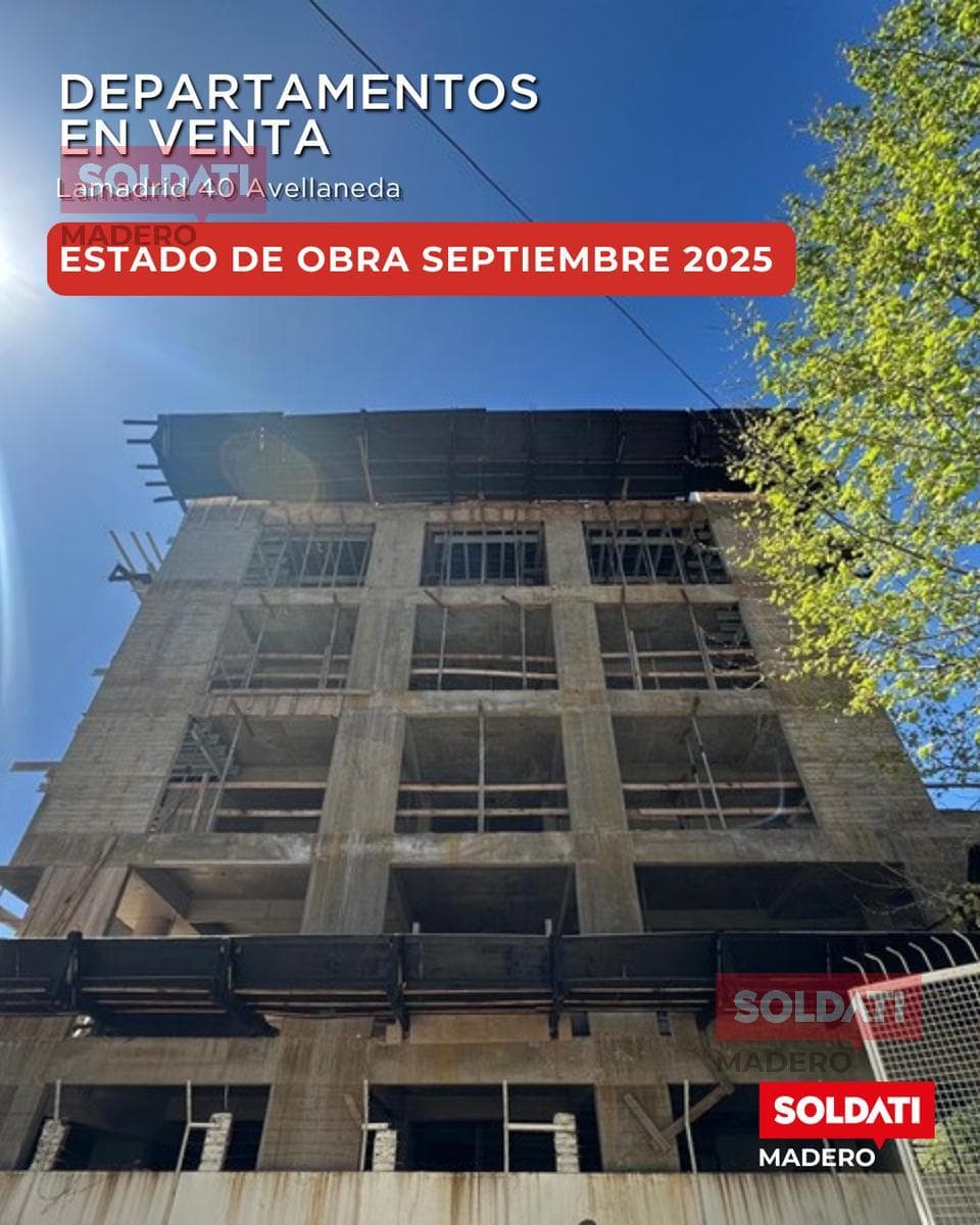 For Sale. Apartment. 3 rooms. Under construction. Completion in 2027. Amenities. Avellaneda.