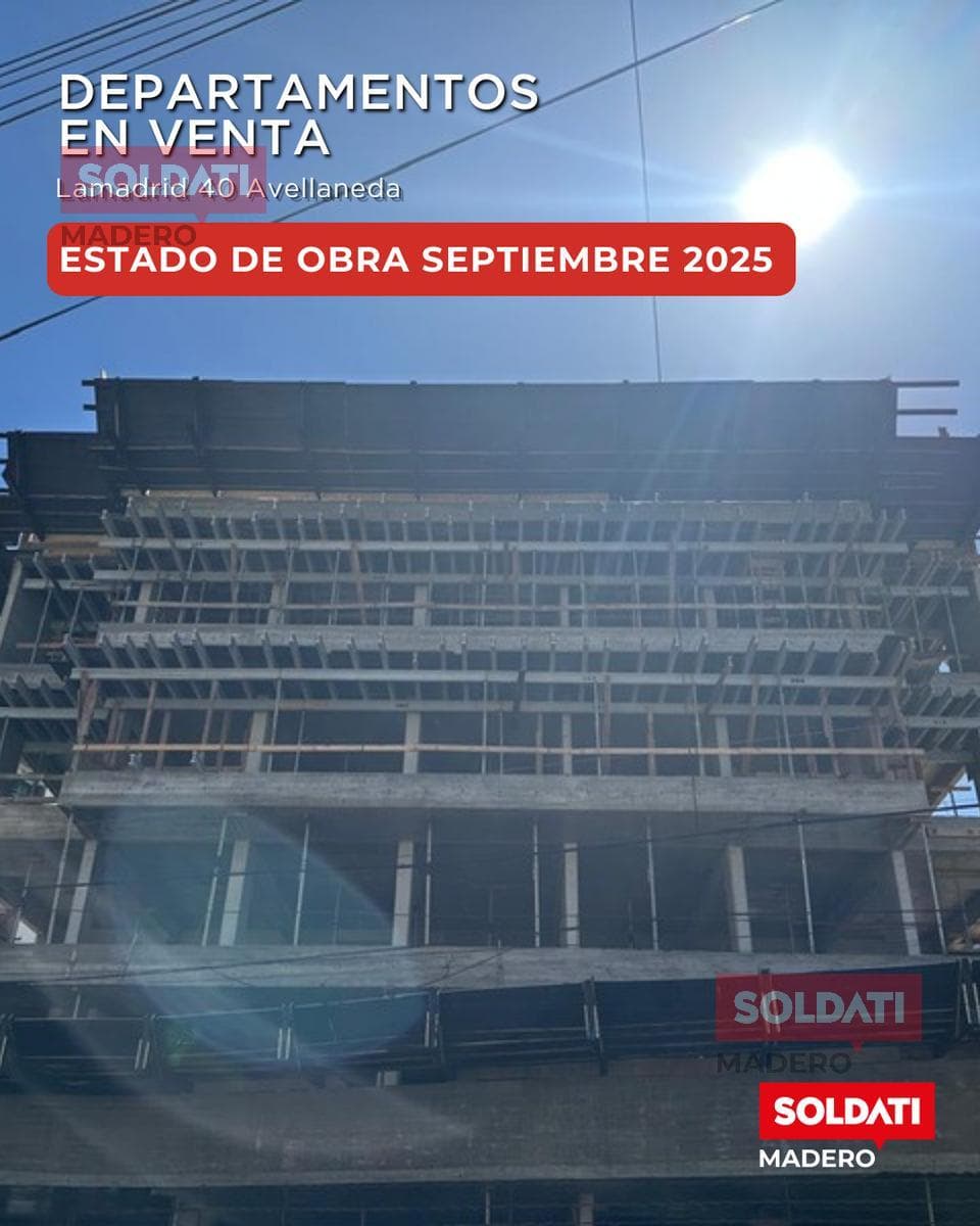 For Sale. Apartment. 3 rooms. Under construction. Completion in 2027. Amenities. Avellaneda.