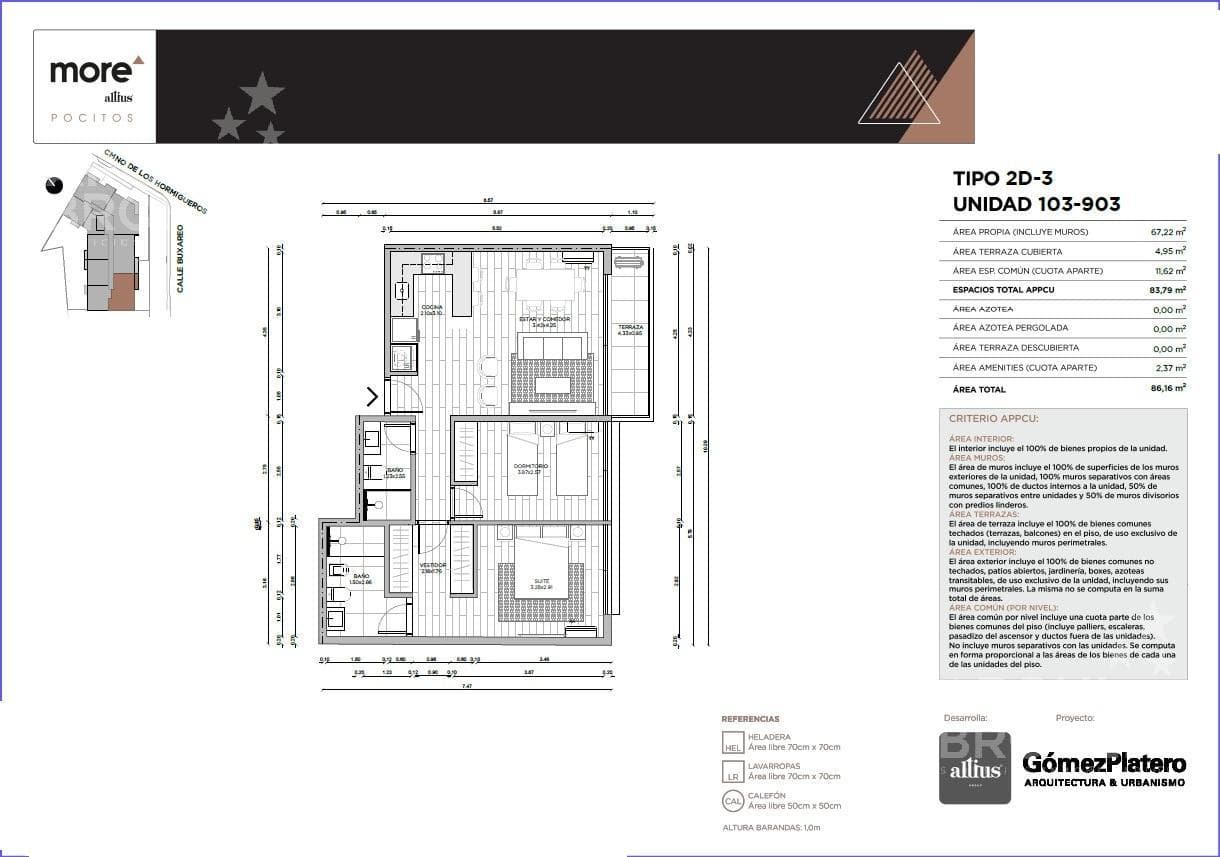 Two-bedroom apartment for sale in Pocitos - 103