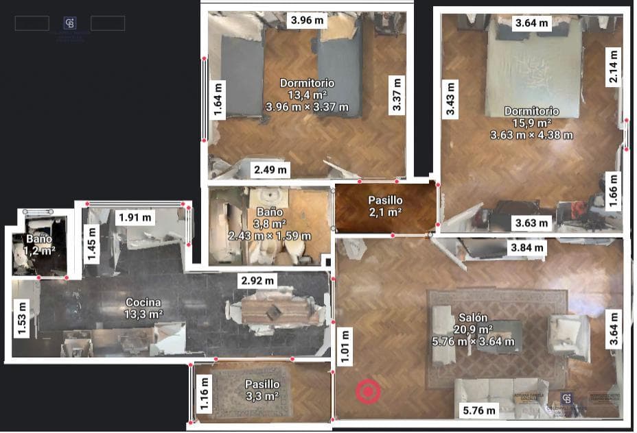 VENTA DEPARTAMENTO 3 AMBIENTES EN SAN NICOLAS CABA APTO CRÉDITO