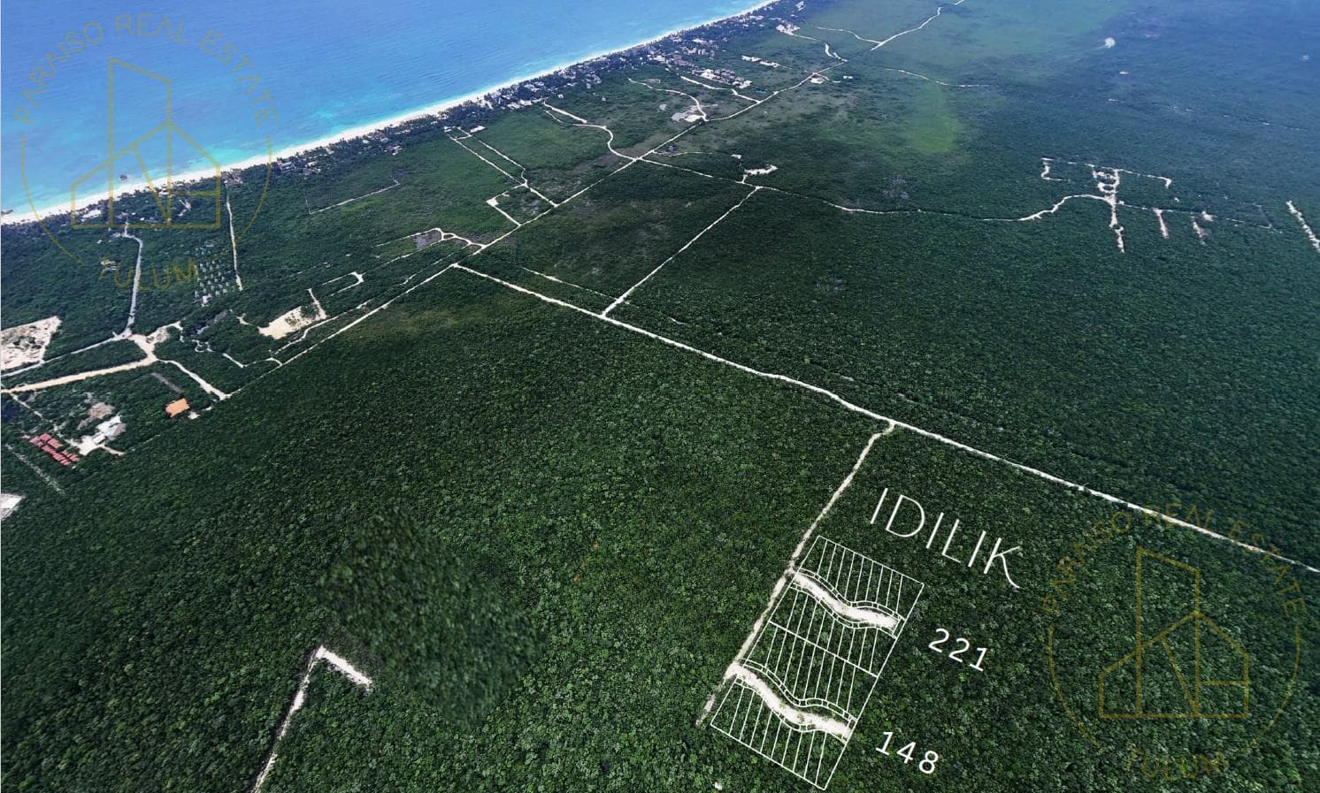 Come discover the NEW TULUM, residential lots right on the Caribbean beach.