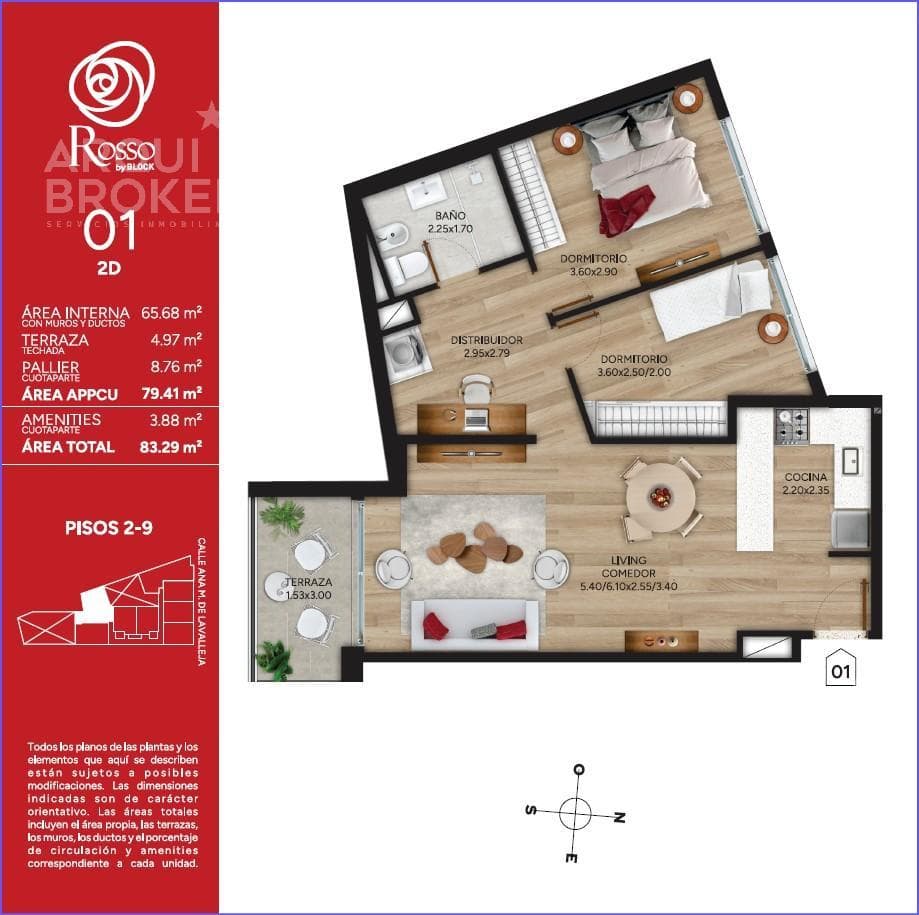 Two-Bedroom Apartment for Sale in Cordón -301