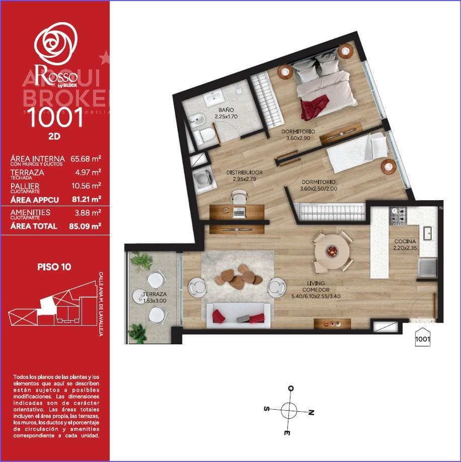 Two-bedroom apartment for sale in Cordón -1001