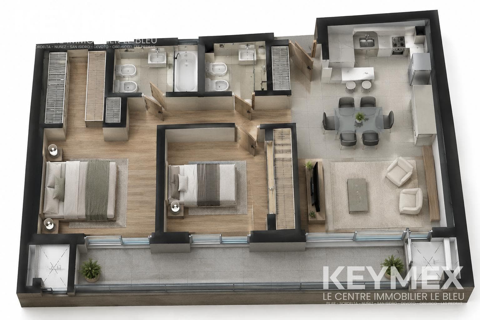 3-room apartment for sale in Morón, with covered parking and storage room; QUALIFIES FOR MORTGAGE