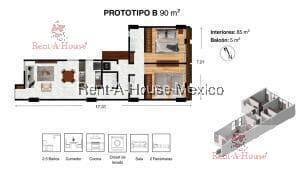Apartment for Sale in Benito Juárez, Del Valle Centro, Area: 26-957