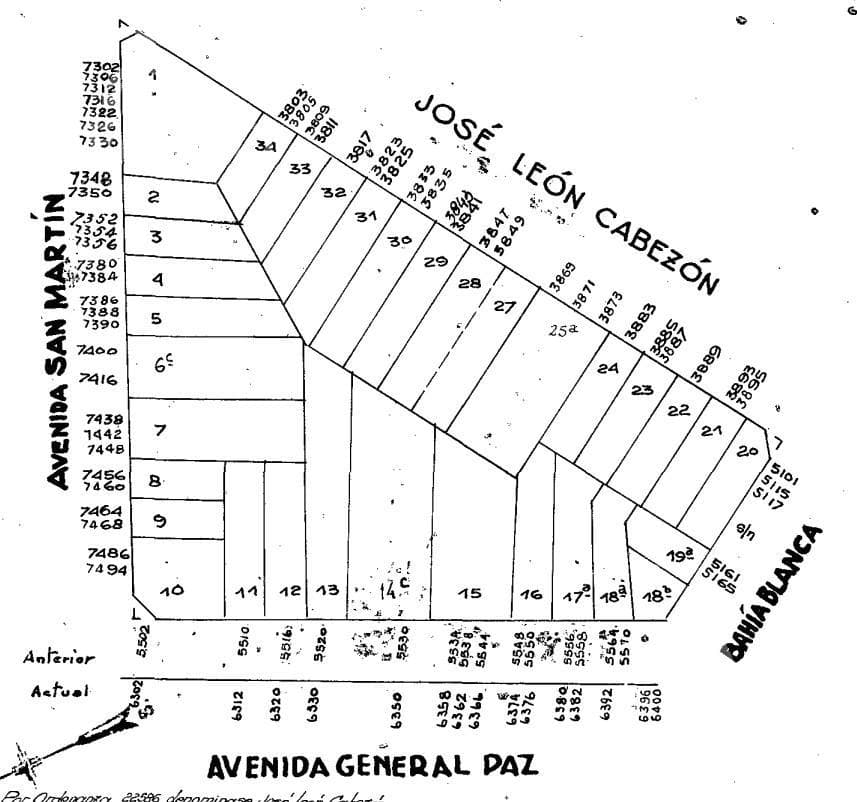 Land in Villa Devoto