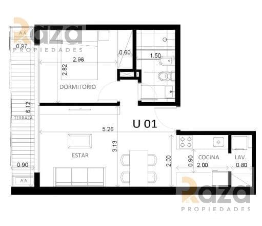 1-Bedroom Apartment in Cordón
