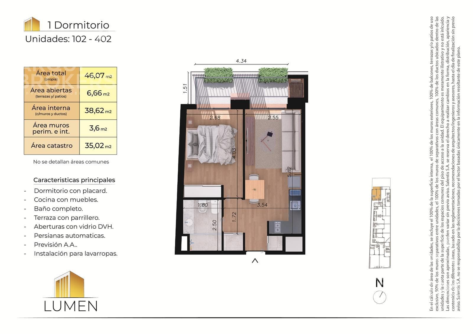 One-bedroom apartment for sale in Buceo - 102