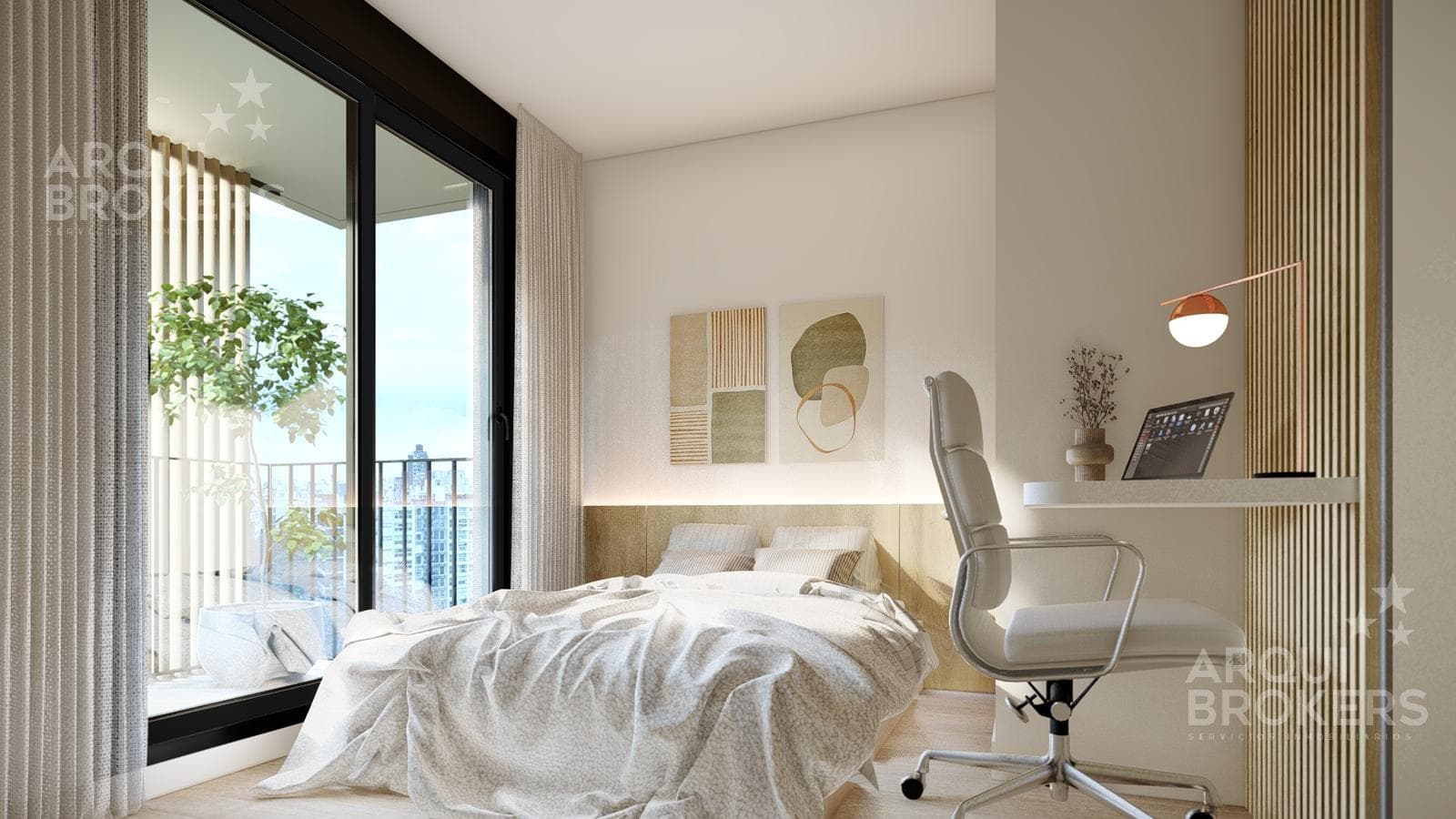 One-bedroom apartment with a patio for sale in Buceo - 106