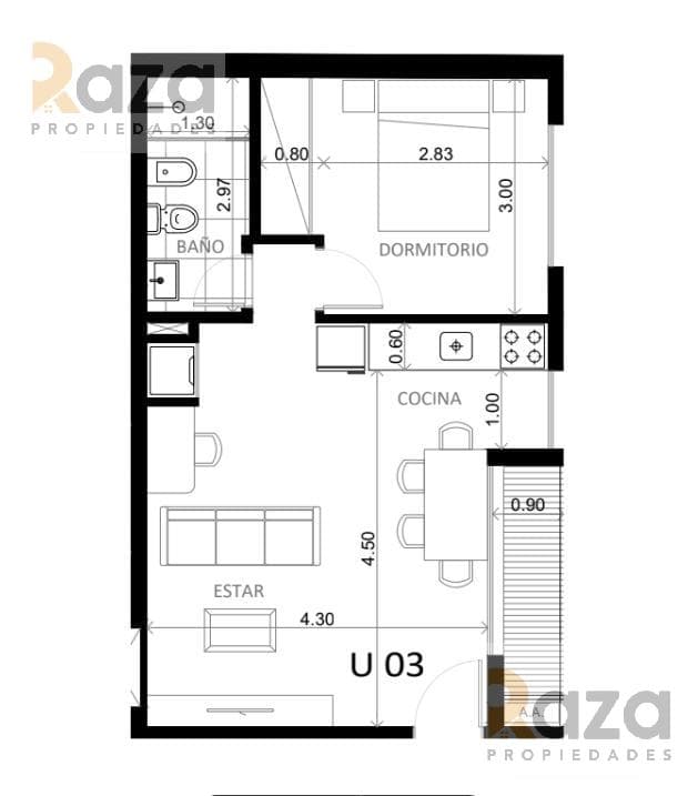 1-Bedroom Apartment for Sale in Cordón