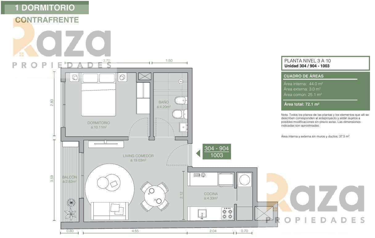1-Bedroom Apartment for Sale in Tres Cruces