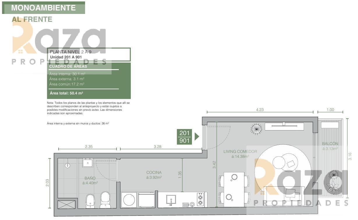 Studio Apartment for Sale in Tres Cruces