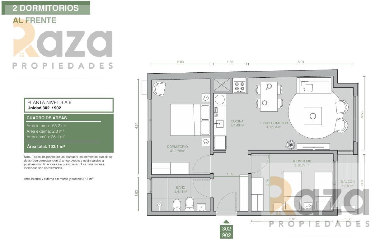 2-Bedroom Apartment for Sale in Tres Cruces