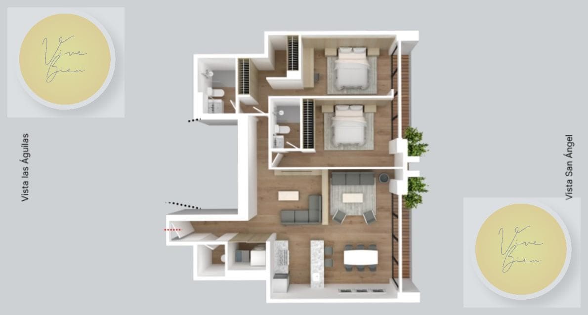 Apartment for Sale in Los Alpes, Alvaro Obregón, Mexico City