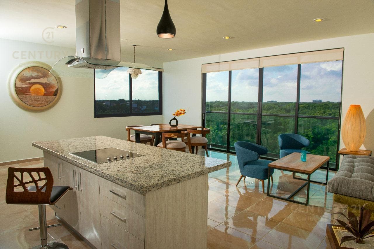 2-Bedroom Apartment for Rent in Playa Aurora with Views, Playa del CarmenApartment