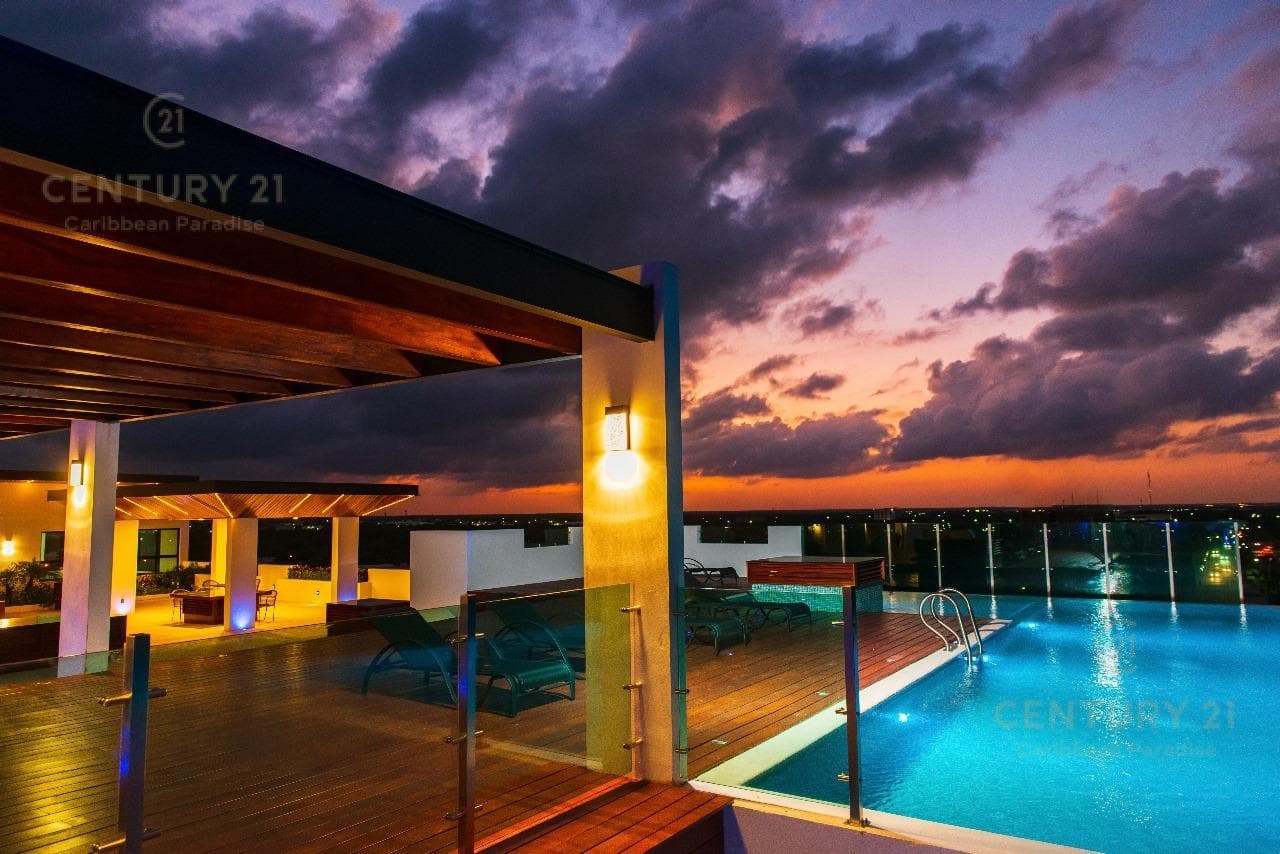 2-Bedroom Apartment for Rent in Playa Aurora with Views, Playa del CarmenApartment