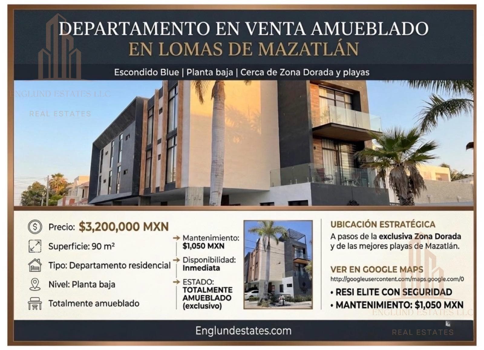 Apartment - Lomas de Mazatlán Subdivision