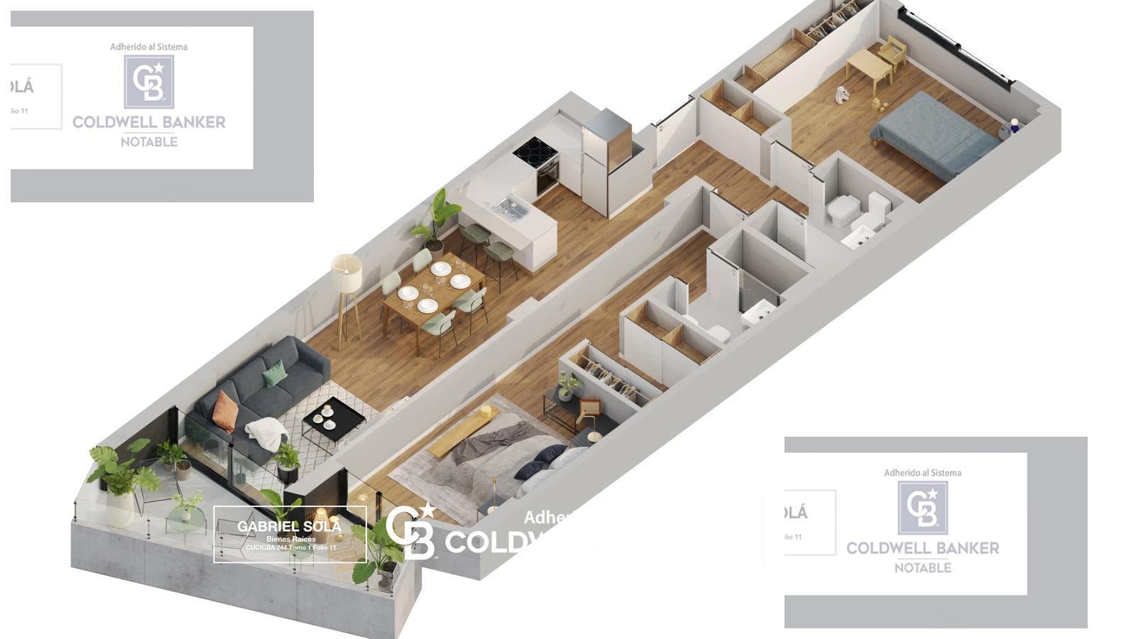 FOR SALE / 3-room apartment, 64 m², Santa Fe 5022 - Palermo