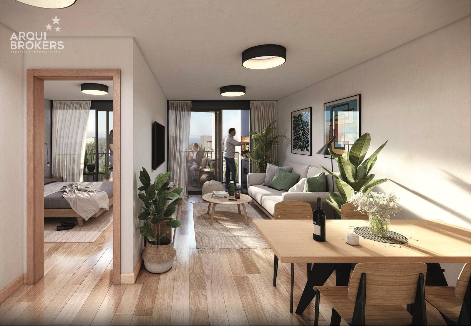 One-bedroom apartment for sale in Parque Rodó - 1102